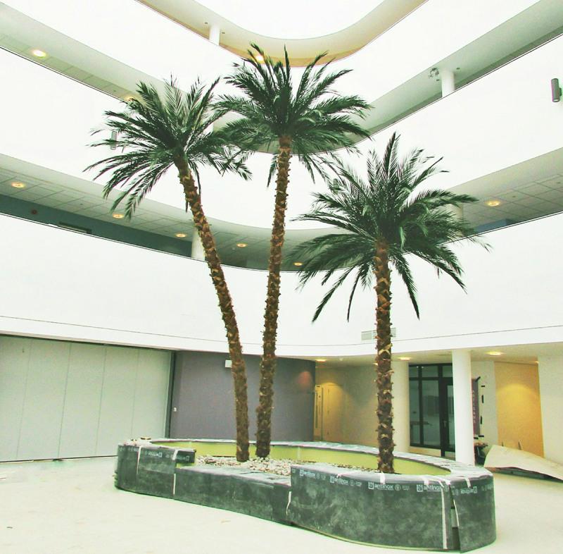 Artificial Phoenix palm trees