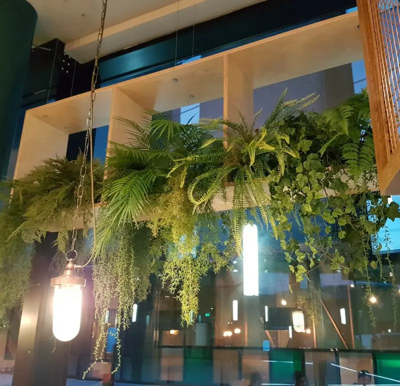 High Level artificial ferns and vines