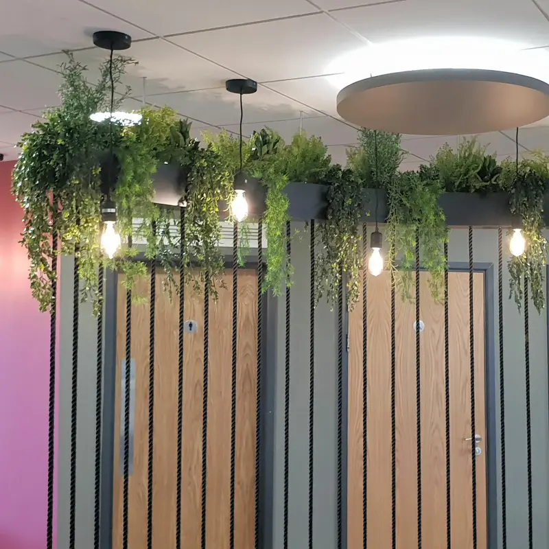High level artificial Planting interior