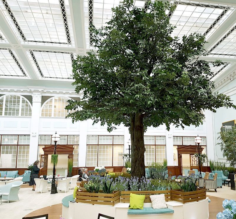 7 metre artificial oak tree Shopping Centre