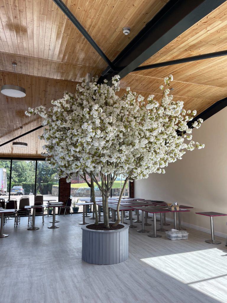3.8m artificial white blossom tree Ilkeston Contractors