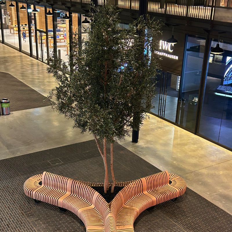 Artificial Large 6 metre Olive Tree Multi Stem Battersea